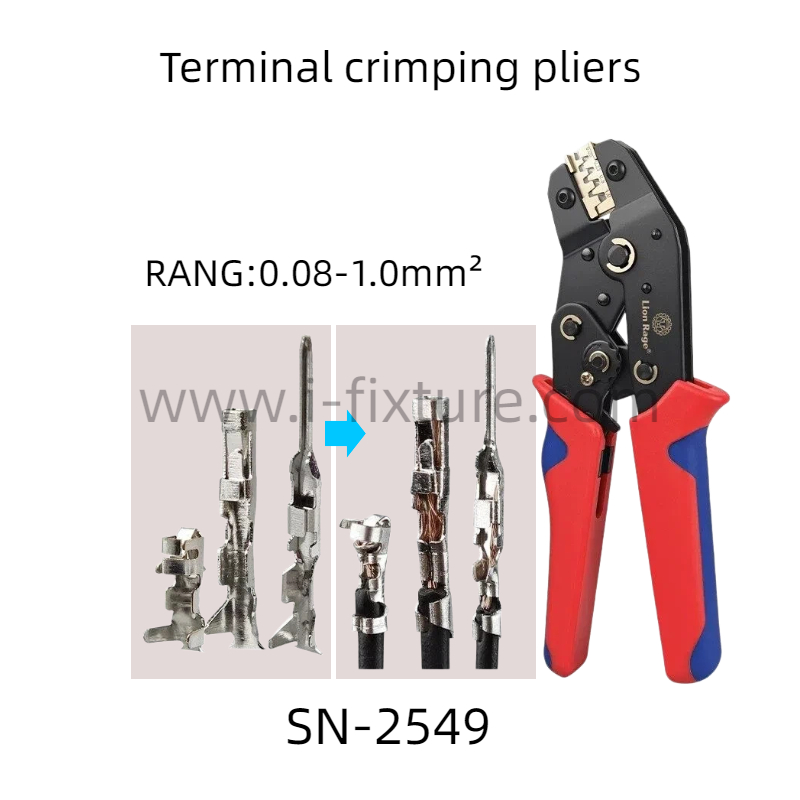 Wire Harness Crimping Tools Terminal Pliers iFixture - Imagem 2