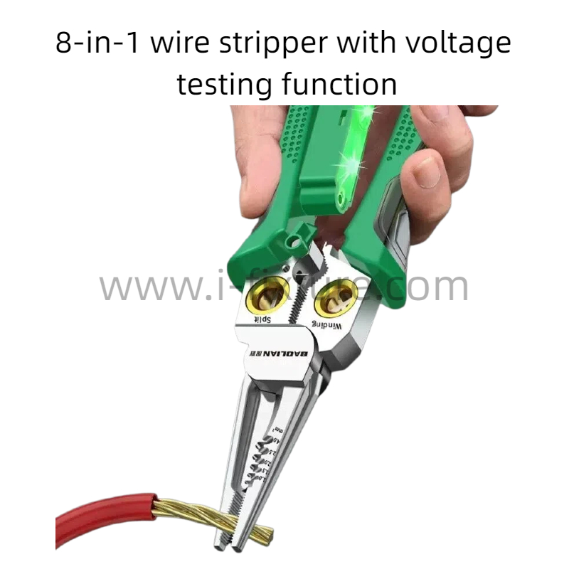 8-in-1 wire stripper with voltage testing function — изображение 2