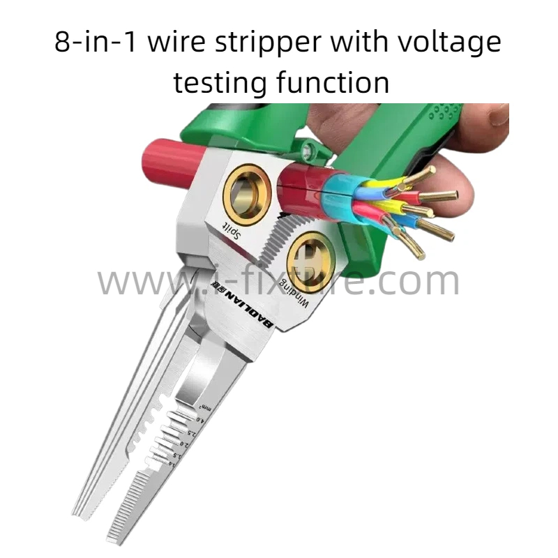 8-in-1 wire stripper with voltage testing function — изображение 3