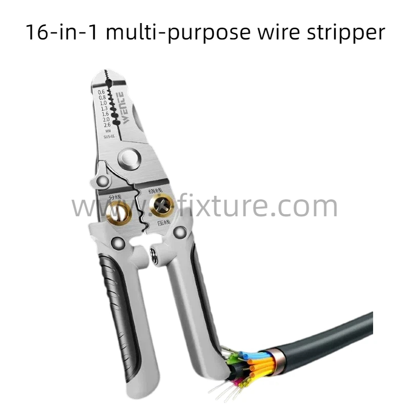 16-in-1 multi-purpose wire stripper,wire harness tools - Imagem 3