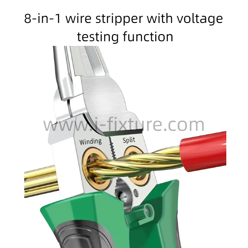8-in-1 wire stripper with voltage testing function — изображение 4