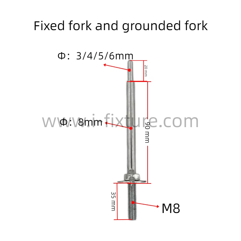 Wire Harness Forks Fixed and Grounded Fork iFixture – Terminal Fixture - Bild 2
