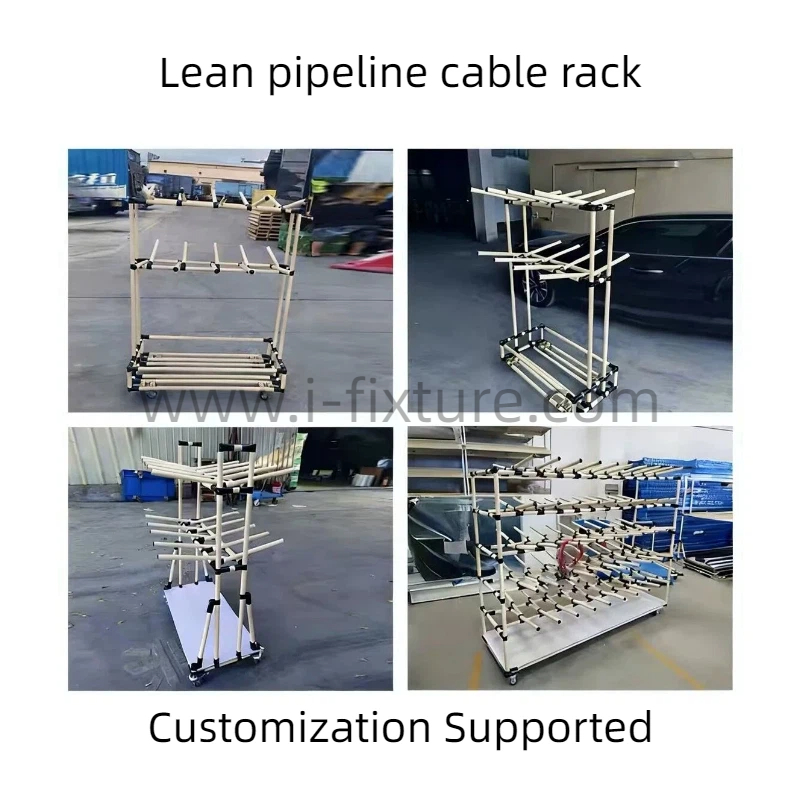 Custom Wire Rack – iFixture | Lean Harness Material Rack - Image 4