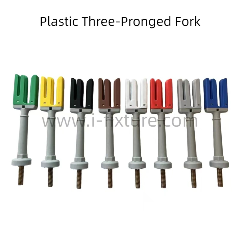 Plastic Wire Harness Fork – iFixture | Three-Pronged Cable Clamping Tool - Imagen 2