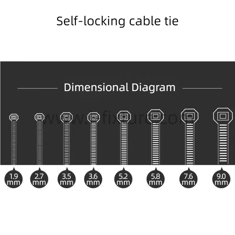 Plastic Cable Ties – iFixture | Wire Harness Cable Management - Image 2