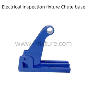Electrical inspection fixture slide base