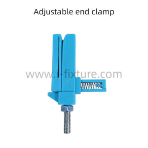 Adjustable end wire harness clip, fixing fixture
